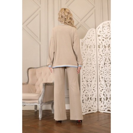 Female suit, size 44, beige color-4