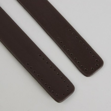 Handles for bag, pair, 52 ± 2 × 2 cm, brown color-2