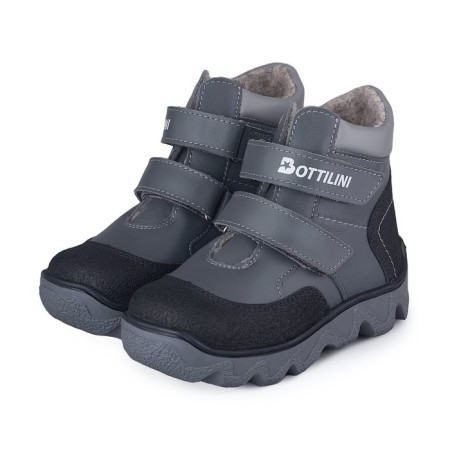 Baby boots, size 23, gray color