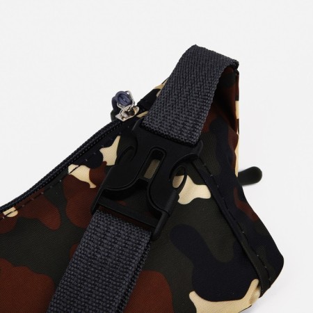 Board belt on lightning, external pocket, USB connector, brown color-3