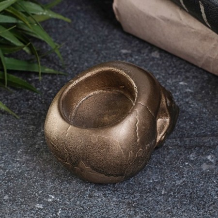 Skull Skull Bronze, 8cm-3