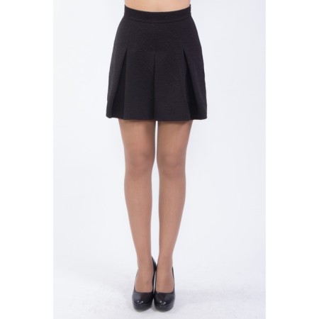 Women's shorts, size 42, black color-2