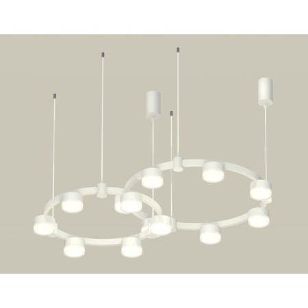 Ambrella Light Acrylic lamp, XR92081006, GX53 LED 12 W, white sand, white matte, transparent