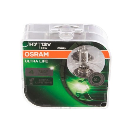 Car lamp Osram Ultra Life, H7, 12 V, 55 W, set 2 pcs, 64210ULT-HCB-2