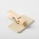 Cretaceous price tag "on the clothespin" 4 × 3.5 rectangle, (packaging 10 pcs.), Black color