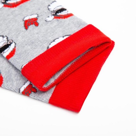 Male socks, color light gray melange, size 25-27-2