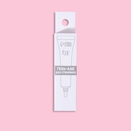 Stamping gel polish, 3 phase, 8 ml, white color-4