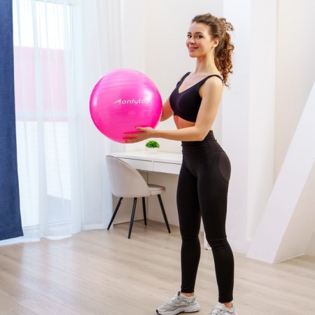 Fitball Onlytop, D = 45 cm, 500 g, Mix color-8