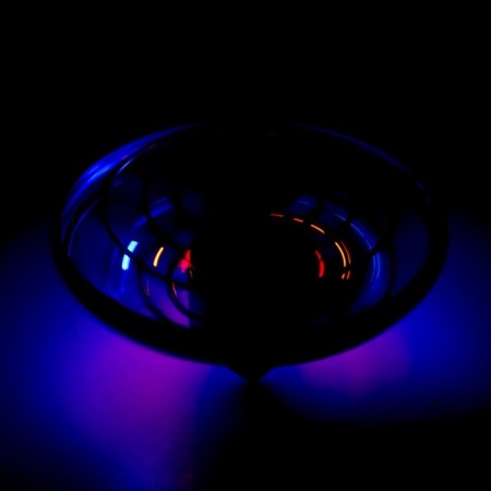 Flying sail of UFO, a motion sensor, works from the battery, the color is blue-5