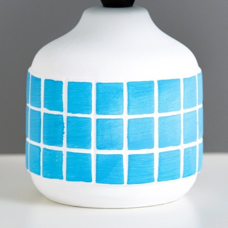 Glykeria table lamp E14 40W white-blue 15x15x27 cm Risalux-3