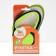 Roulette "Pigger" reflective, 3 m, up to 15 kg, cable, rubberized handle, green