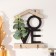 Hooks decorative wood "love. House" 18.3x23.8 cm