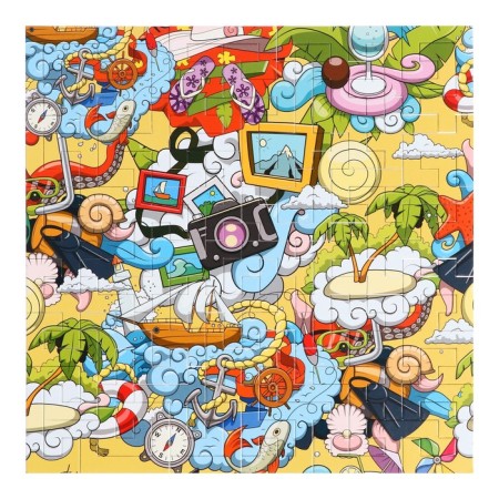 Puzzle "Vacation", 56 elements-3