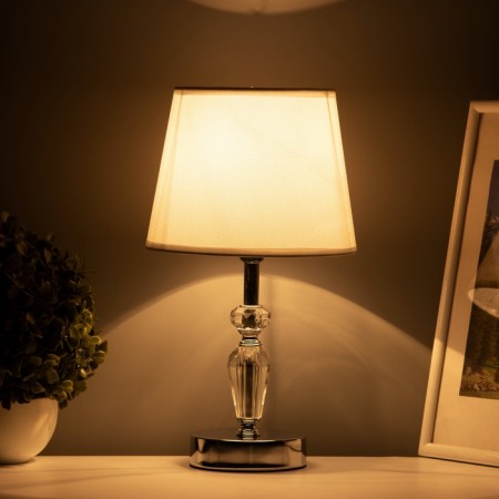 Ella table lamp E14 40W chrome 18x18x33.5 cm-3