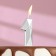 Candle in the cake on the skewer "Almaz", the number "1", silver, 4.8x2.6 cm