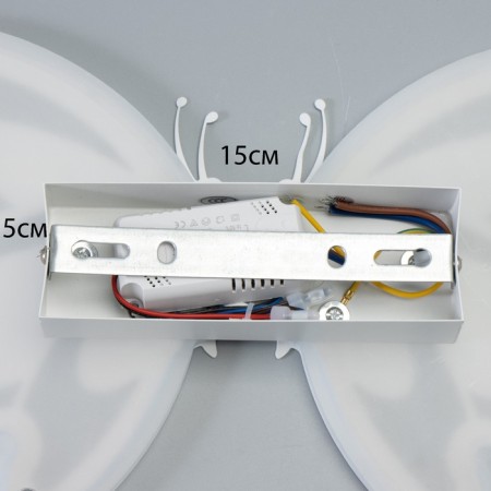 Bra "butterfly" LED 10W 4000k white 24x4.5x25 cm-5