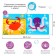 Book - a toy for the bath "Draw with your fingers: sea animals", water coloring, crumb I