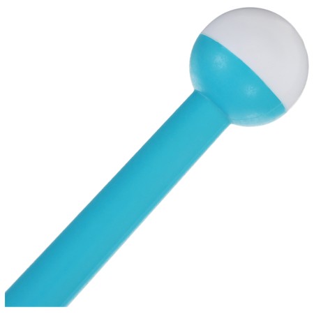 Bulas for rhythmic gymnastics inserted Grace Dance, 41 cm, white/blue color-5