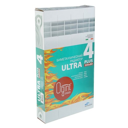 Bimetallic radiator Ogint Ultra Plus, 500x80, 4 sections-1