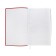 Lotted diary, 130x200 mm 128 sheets, leatherette, gray block 70 g/m2, lies, branch under the handle, red