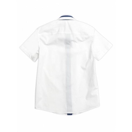Short -sleeve shirt for Pelican boy, height 122 cm, white color-3