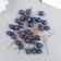 Decor for creativity "Berry - Blue" Blue D = 1 cm set 30pcs