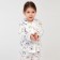 Pajama nursery (shirt, trousers) KAFTAN "Rainbow" p. 98-104, white