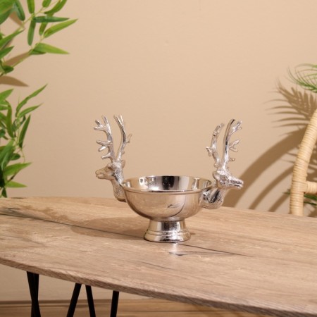 Vase "Deer" aluminum 26x16x20 cm-2