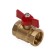 Ballic Aqualink 11B27P1, PN 16, inner/internal thread 1/2, butterfly, brass