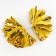 Pompom 1pc, color gold
