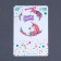 Topper "Happy Birthday", unicorn