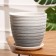 Flower pot "Book" Gray Crocus No. 4, 4.2 l