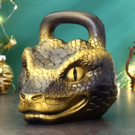 The piggy bank "Giry Snake" Black-Zoloto, 20cm-1