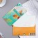 Envenue for money "Sincerely!" embossing, green background, 17x8 cm