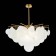 Ceiling Ceiling ST LUCE. SL1231.302.06. Vittoria. 6x60 watts, E14, 65x65x71 cm, brass color