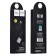 Hoco X5, USB cable - Lightning, 2.4 A, 1 m, flat, black