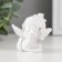 Polystone souvenir "Baby-Angel in a hat from a flower" MIX 5x4.5x5 cm