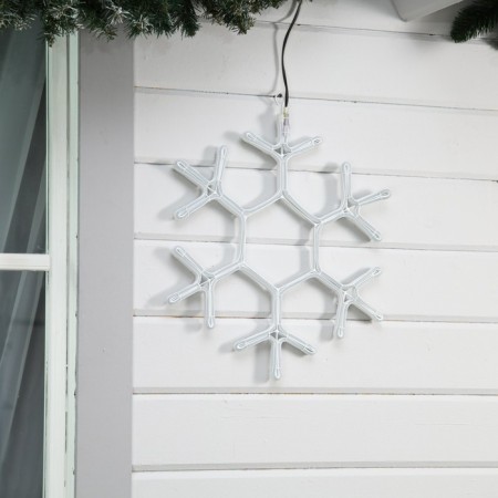 Neon figure "Snowflake", 50 cm, 480 LED, 220 V, glow of blue-5