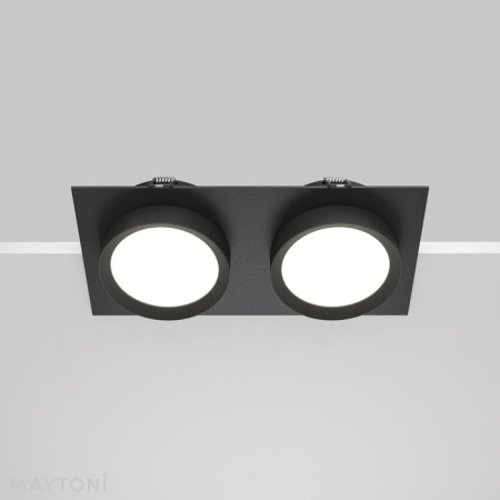 Building lamp Technical DL086-02-GX53-SQ-B, 2x15W, 22x11x4.5 cm, GX53, black color-3