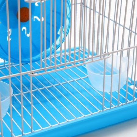 A cell for rodents equipped RT-2Q, 22 x 16 x 20 cm, blue (packing 30 pcs)-5