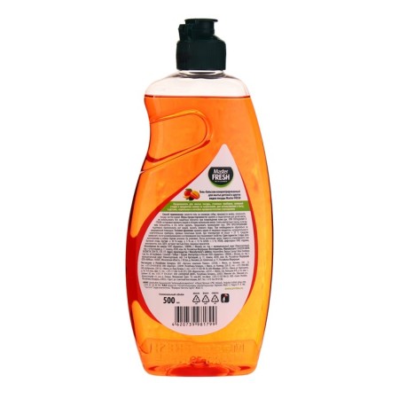 Mater Fresh gel balsa for washing dishes, Gold formula, mango, 500 ml-1
