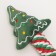 A squeaking toy, soft for dogs "Christmas tree" with a rope, 32 cm