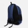 Men's backpack on the zipper, external pocket, blue color