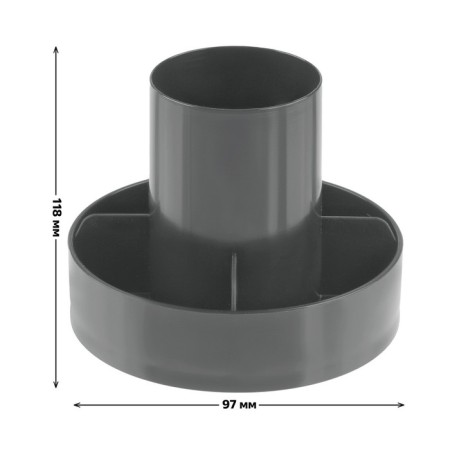 Organizer stand for the Chancellery of Istanm "Meteor", plastic, gray-2