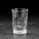 The glass "impenetrable. Graneniy", with a bullet, faceted, 250 ml
