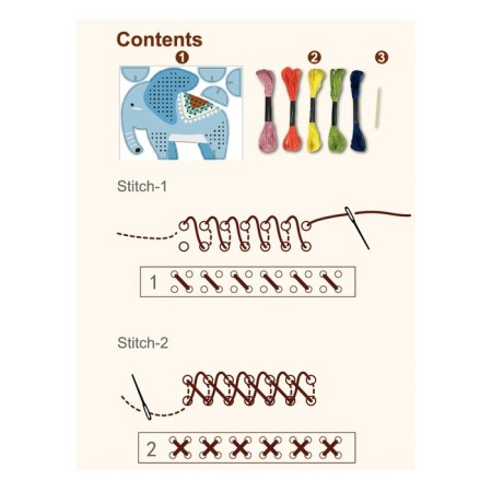 Cross embroidery Avenir "Elephant"-4
