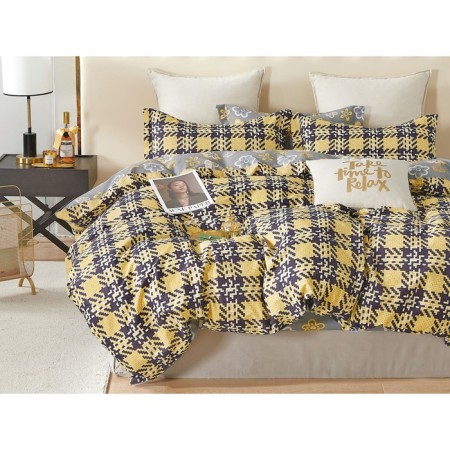 Bed linen 2 joint venture satin de luxe, size 230x240 cm, 180x210 cm, 50x70 cm - 2 pcs