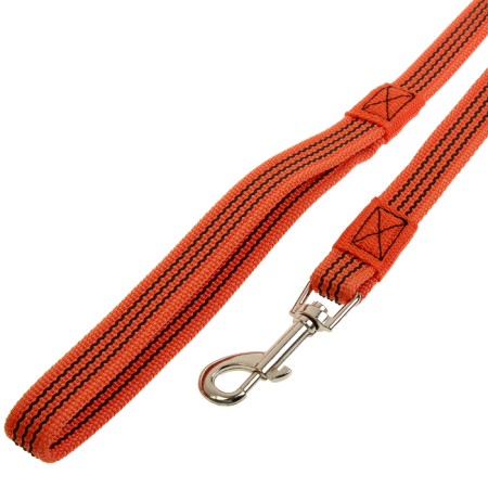 Kaponnoye Zononic leash with latex thread, 2 m x 2 cm, orange-1
