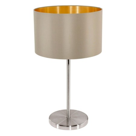 Maserlo 1x60W table lamp E27, Nickel 23x23x42 cm