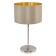 Maserlo 1x60W table lamp E27, Nickel 23x23x42 cm